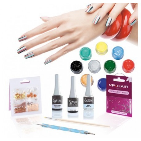 KIT NAIL ART - COLORI ACRILICI